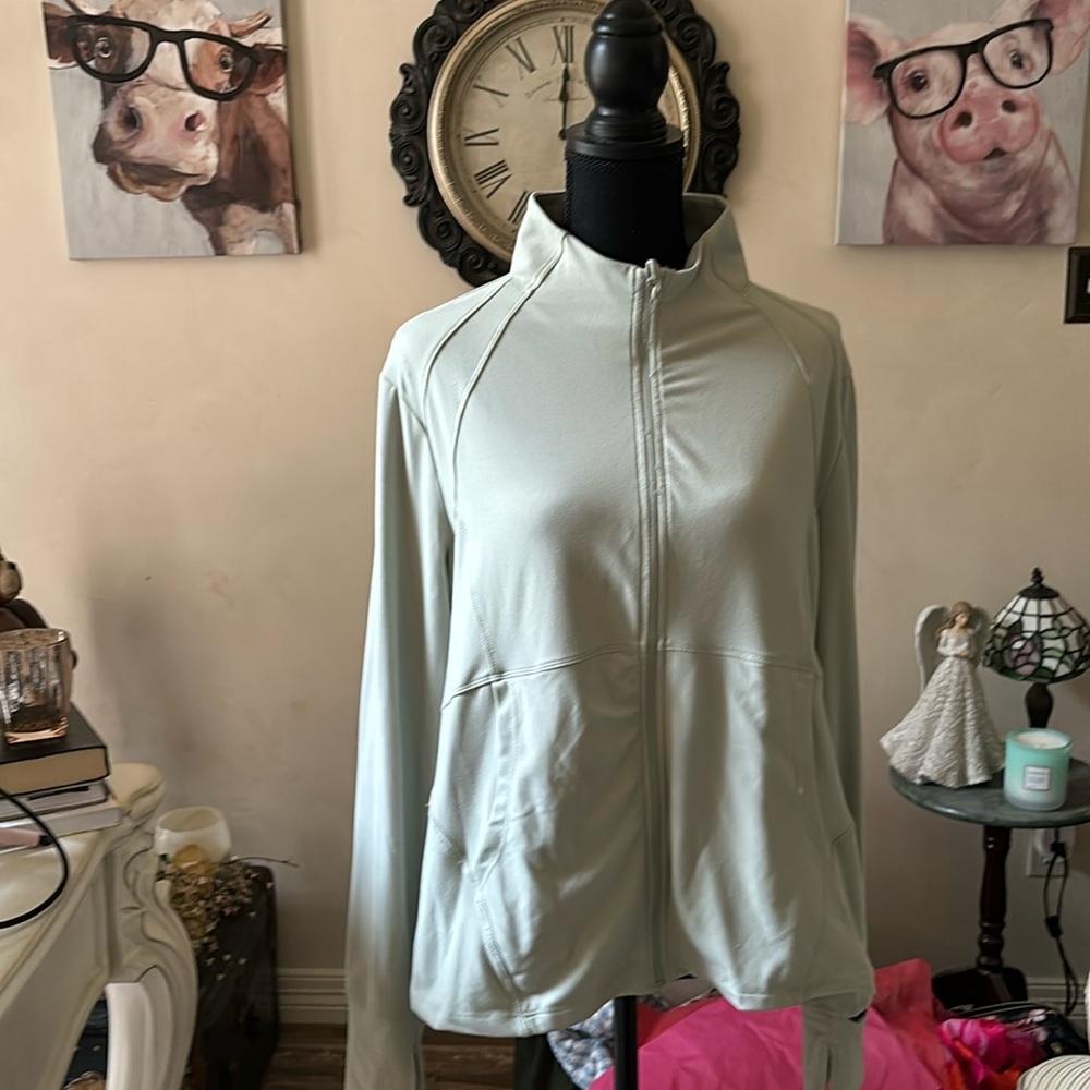 Avía XL mint green runners jacket